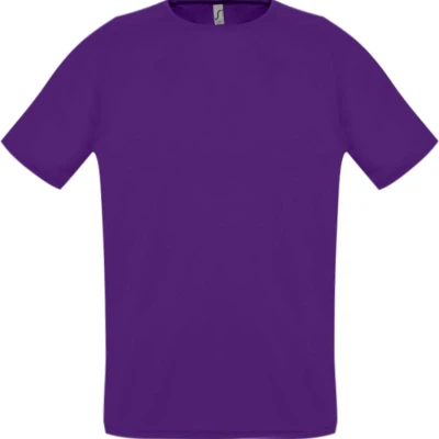 Футболка унисекс Sporty 140 темно-фиолетовая
