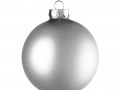 Оформительский шар Finery, 10 см, матовый серебристый