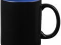 Кружка-хамелеон On Display, матовая, черная со светло-синим