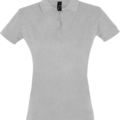Рубашка поло женская Perfect Women 180 серый меланж