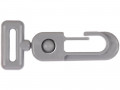 Застежка-карабин Carabine, S, серый