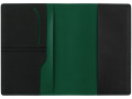 Обложка для паспорта Multimo, черная с зеленым