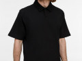 Рубашка поло унисекс Tiimi, черная