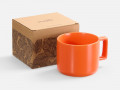 Чашка Jumbo в коробке матовая, оранжевая