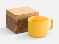 Чашка Jumbo в коробке матовая, желтая