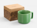Чашка Jumbo в коробке матовая, зеленая