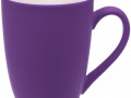Кружка Good Morning с покрытием софт-тач, ver.2, фиолетовая
