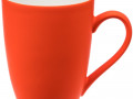 Кружка Good Morning с покрытием софт-тач, ver.2, оранжевая