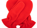 Варежки Fleecy, красные