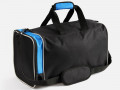 Спортивная сумка Fitnext, черная с синим