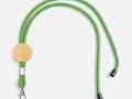 Шнурок для бейджа Tube Wood, зеленый