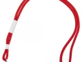 Шнурок для бейджа Tube Metal, красный