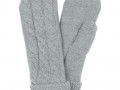Варежки Heat Trick, серебристо-серый меланж