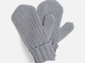 Варежки Nordkyn, светло-серый меланж