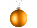 Елочный шар Finery Matt, 8 см, матовый оранжевый