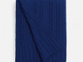 Плед Remitti, темно-синий (кобальт)