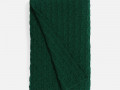 Плед Braidera, темно-зеленый (хвойный)