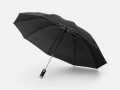 Зонт обратного сложения Norsken с фонариком, черный