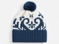 Шапка Wintertude, синяя с белым