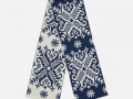 Шарф Wintertude L, синий с белым