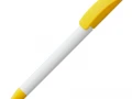 Ручка шариковая Prodir DS3 TPP Special, белая с желтым