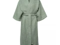 Халат вафельный женский Boho Kimono, зеленая мята