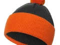 Шапка Snappy, темно-серый (антрацит) с оранжевым