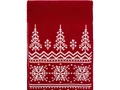 Шарф Elnik, красный с молочно-белым