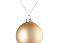 Елочный шар Finery Matt, 8 см, матовый золотистый