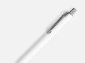 Ручка шариковая Lobby Soft Touch Chrome, белая