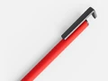 Ручка шариковая Standic с подставкой для телефона, красная
