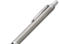 Ручка шариковая Parker IM Essential Stainless Steel CT, серебристая с черным