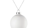 Оформительский шар Finery, 8 см, матовый белый