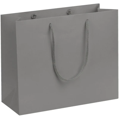 Пакет бумажный Porta S, горизонтальный, серый