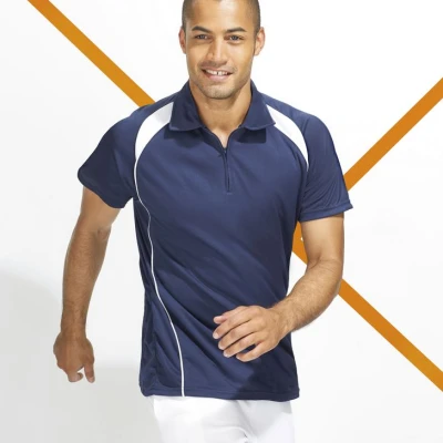 Спортивная рубашка поло Palladium 140 красная с белым