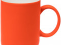 Кружка Promo Soft с покрытием софт-тач, оранжевая