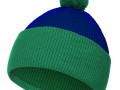 Шапка Snappy, синяя с зеленым