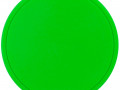 Лейбл из ПВХ Dzeta Round, L, зеленый неон