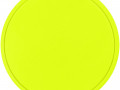 Лейбл из ПВХ Dzeta Round, L, желтый неон