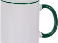 Кружка Rimo для сублимационной печати, темно-зеленая