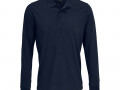Рубашка поло с длинным рукавом Prime LSL, темно-синяя