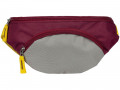 Поясная сумка детская Kiddo, бордовая с серым