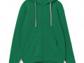 Толстовка на молнии с капюшоном Siverga, зеленая