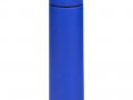 Смарт-бутылка с заменяемой батарейкой Long Therm Soft Touch, синяя