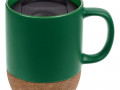 Кружка с пробковой подставкой Corky Walk, зеленая