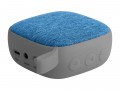 Беспроводная колонка Chubby, серая с голубым