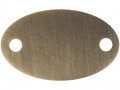 Шильдик металлический Alfa Oval, бронзовый