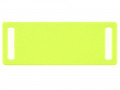 Шильдик металлический Kova, желтый неон