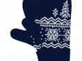 Варежки Elnik, синие с молочно-белым