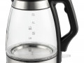 Электрический чайник Lumimore, стеклянный, серебристо-черный
